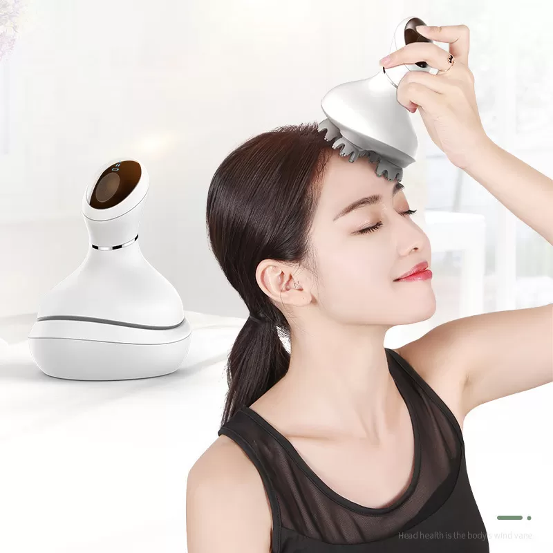 Rechargeable Scalp Waterproof Hand Held Electric Head Massager thumbnail 3